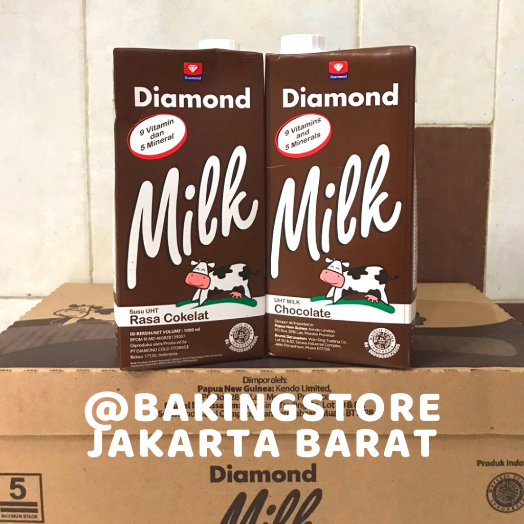 

[KARTON] Susu UHT Diamond Chocolate Cokelat 1 L