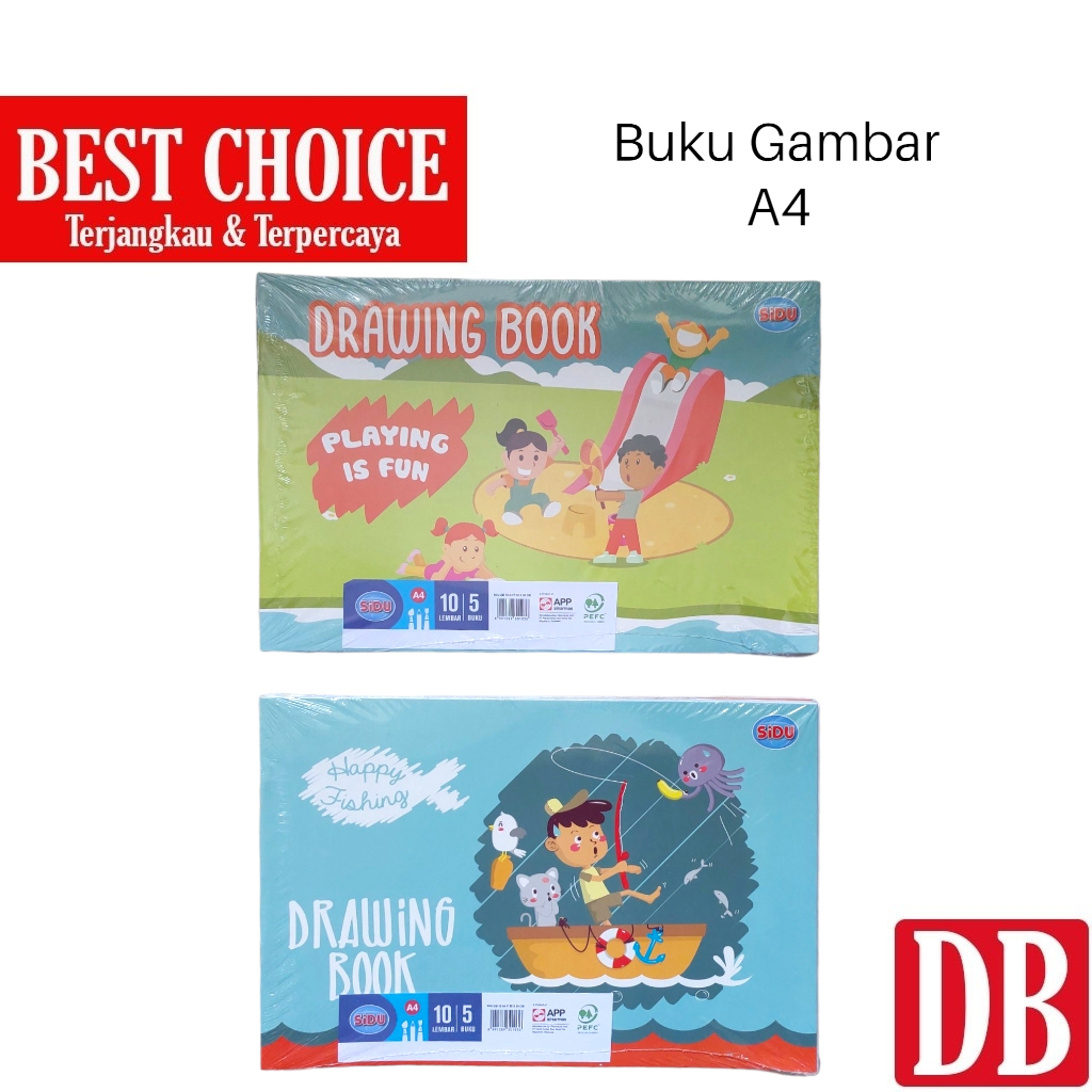 

Buku Gambar SIDU A4 10 lembar (5 pcs)