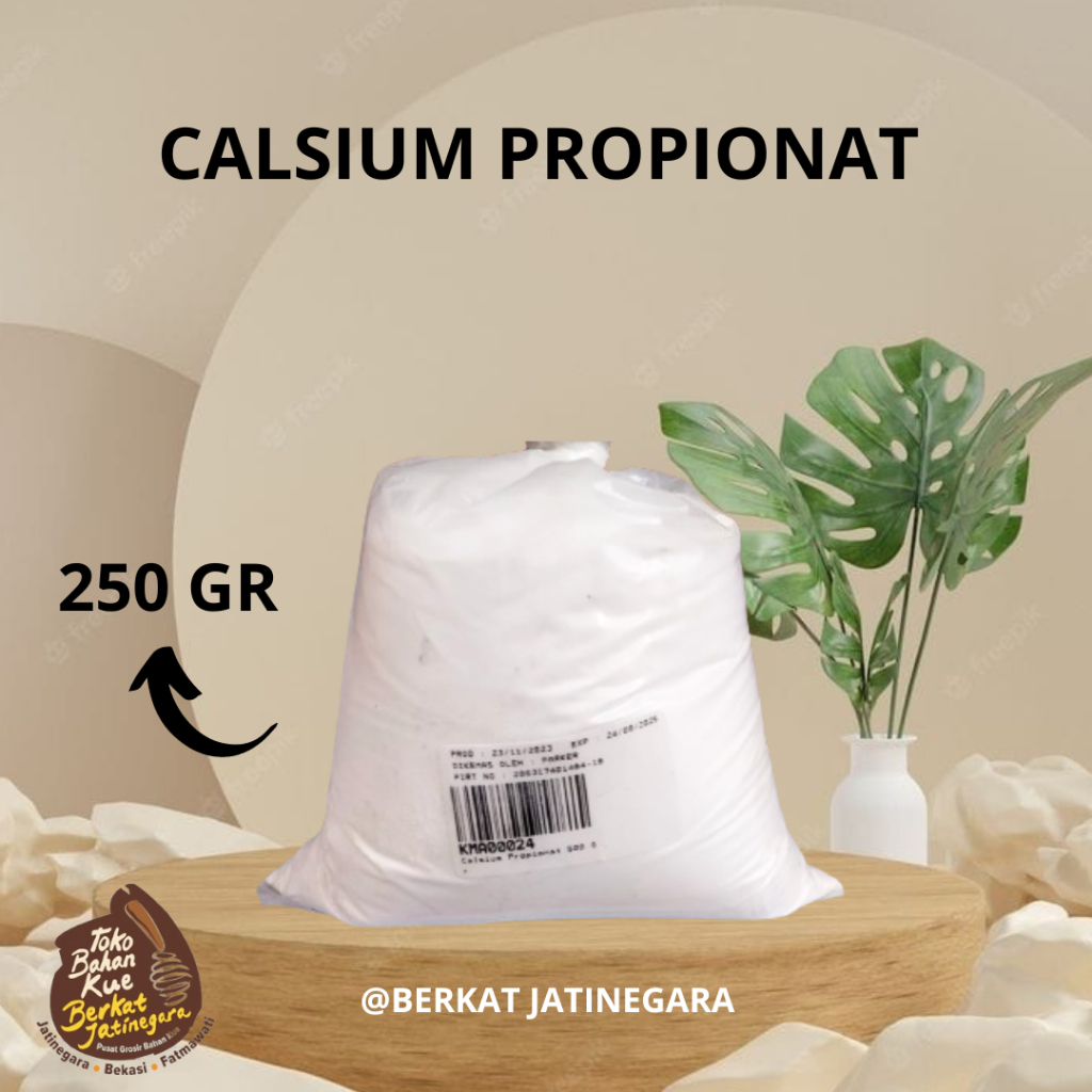 

CALSIUM PROPIONATE 250 GR / PENGAWET MAKANAN / KALSIUM PROPIONAT KEMASAN