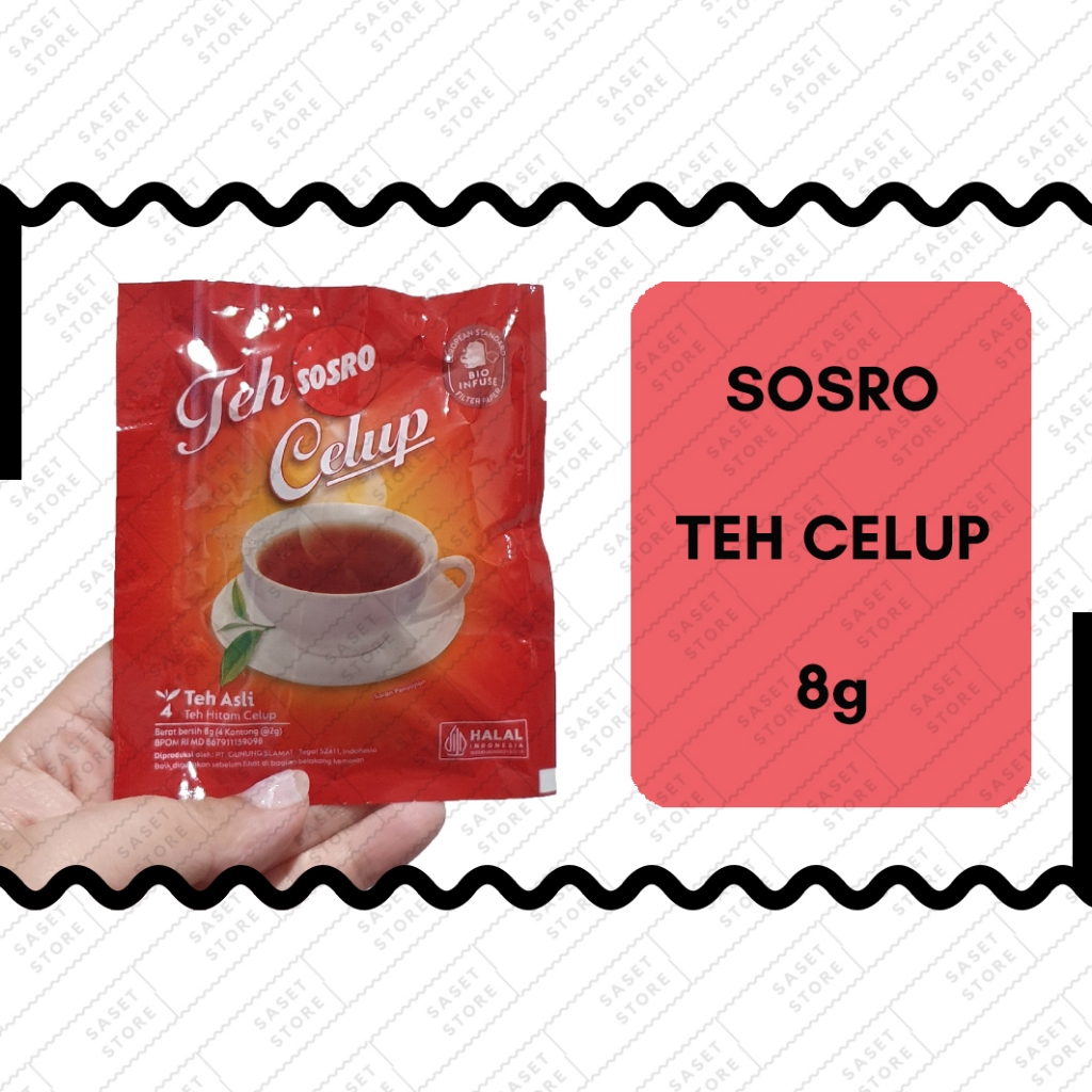 

Sosro Teh Celup Asli 4 Kantong Sachet