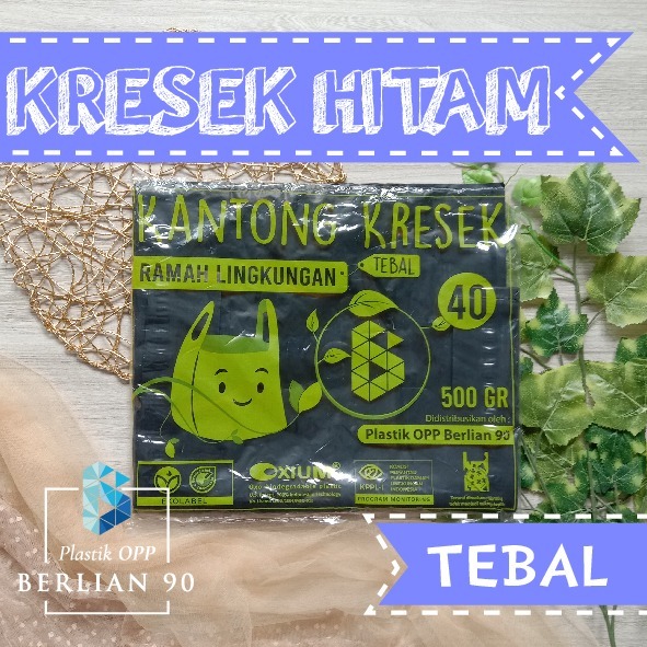 Kantong Kresek hitam Tebal 40 | Kantong Plastik | kantong plastik hitam | kantong kresek hitam | kan