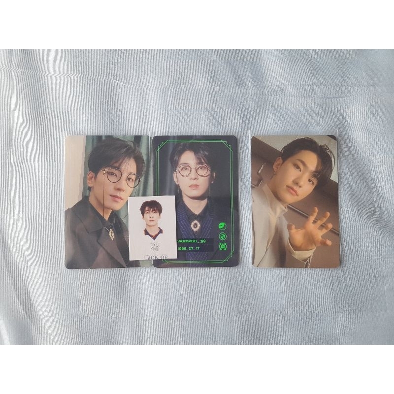 seventeen photocard pc wonwoo gameboi potter wonpot membership kit
