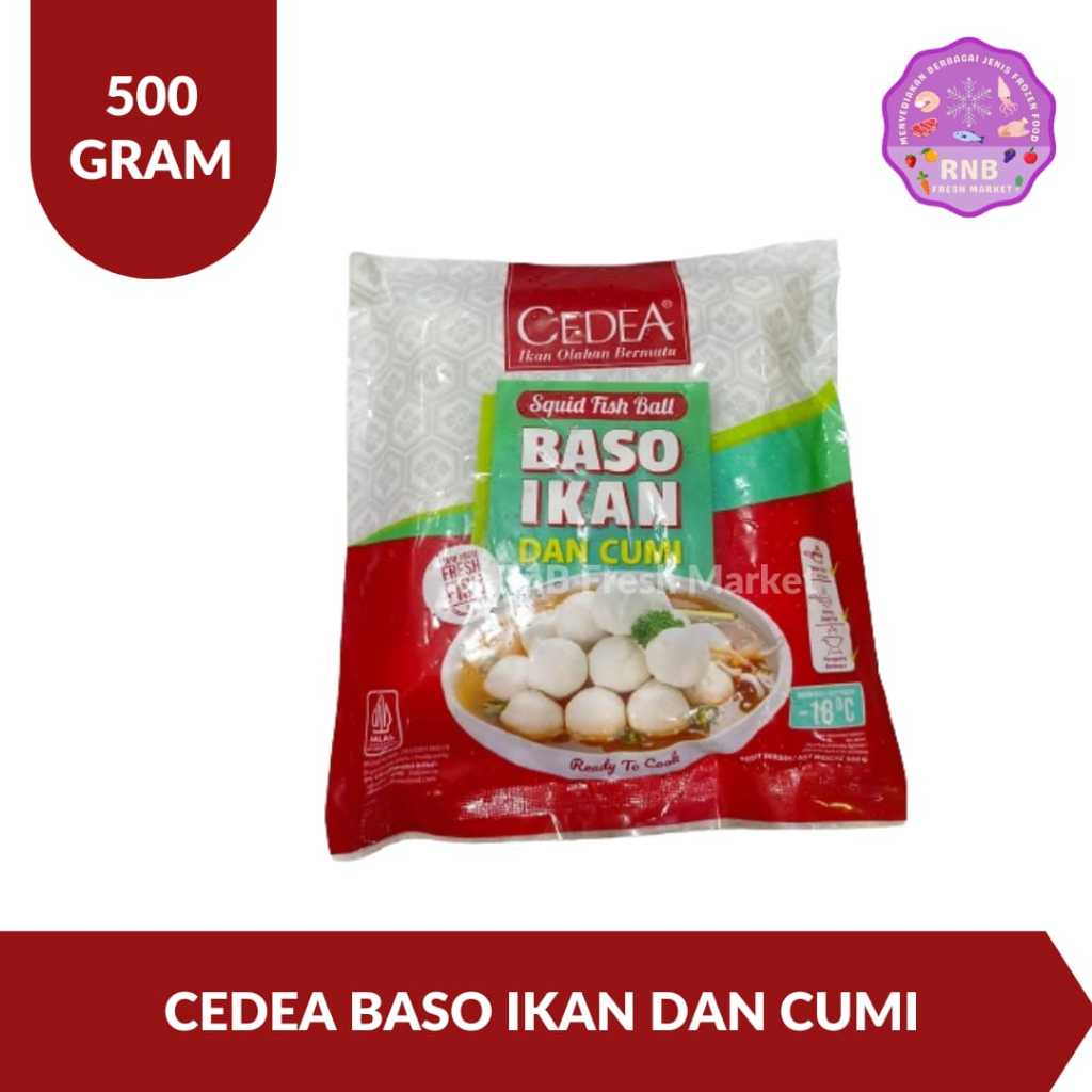 

Cedea Baso Ikan Dan Cumi Netto 500 Gram