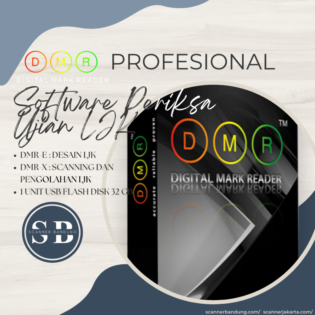Software periksa ujian Digital Mark Reader Profesional - Scanner LJK