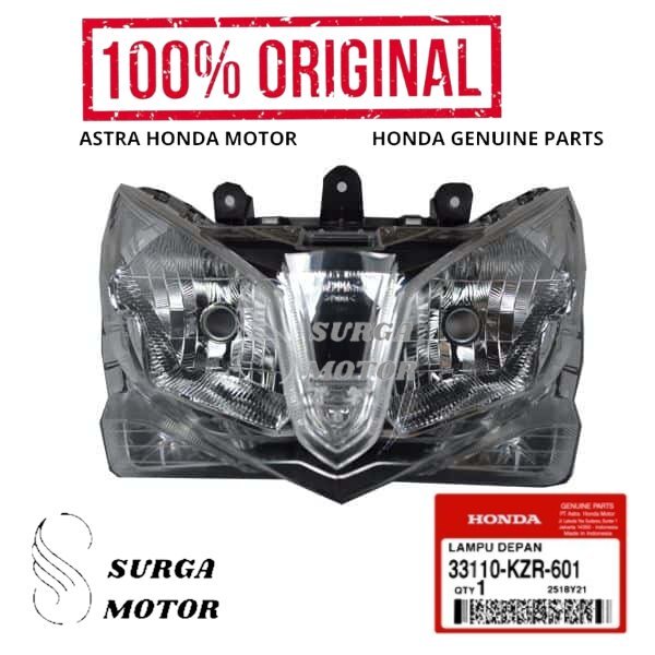 Reflektor Reflector Lampu Depan Vario 125 Vario125 FI old lama ASLI ORI ORIGINAL HONDA AHM 33110-KZR