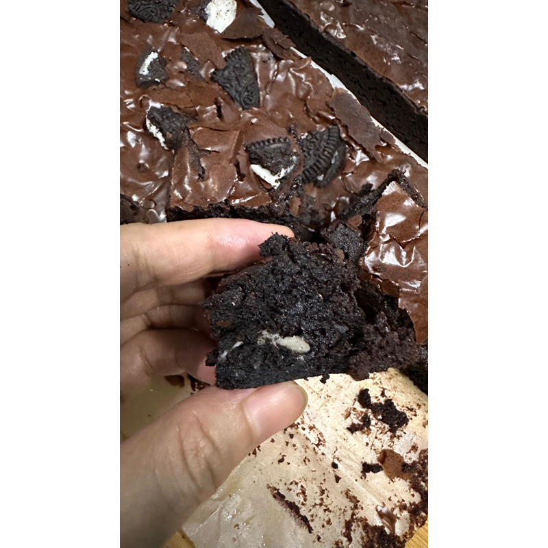 

PREMIUM FUDGY BROWNIES LEGIT PANGGANG| ukuran 30x10