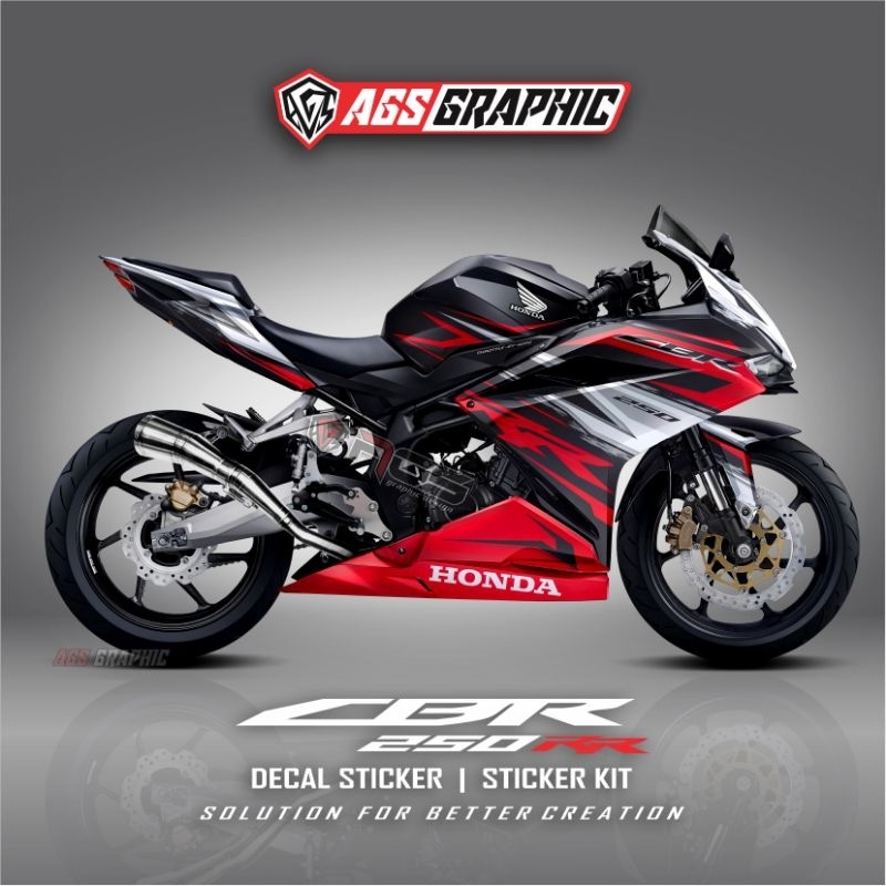 Decal CBR 250R / AllNew CBR250R / Sticker Full Body CBR / DECAL CBR Tribal Racing Style / Decal AGS 
