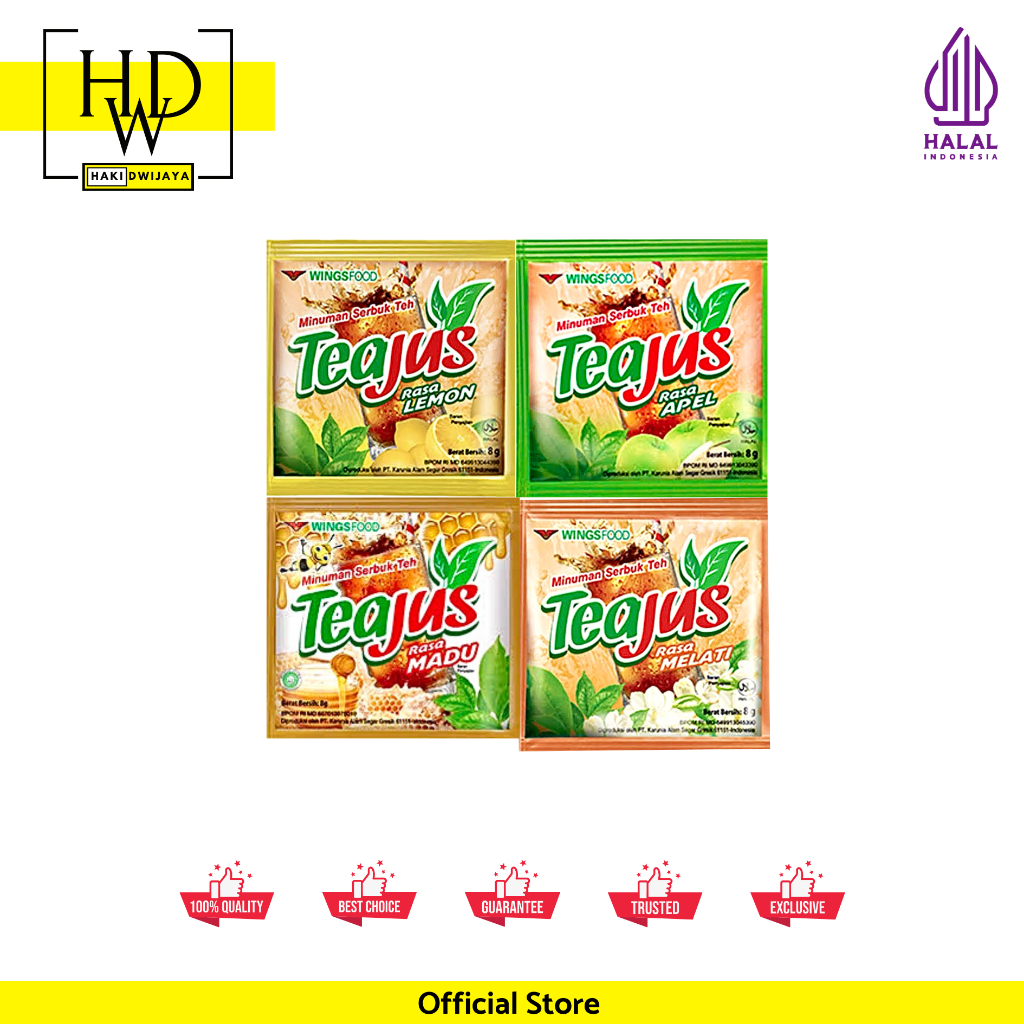 

[10pcs] Teajus Minuman Bubuk All Varian Sachet