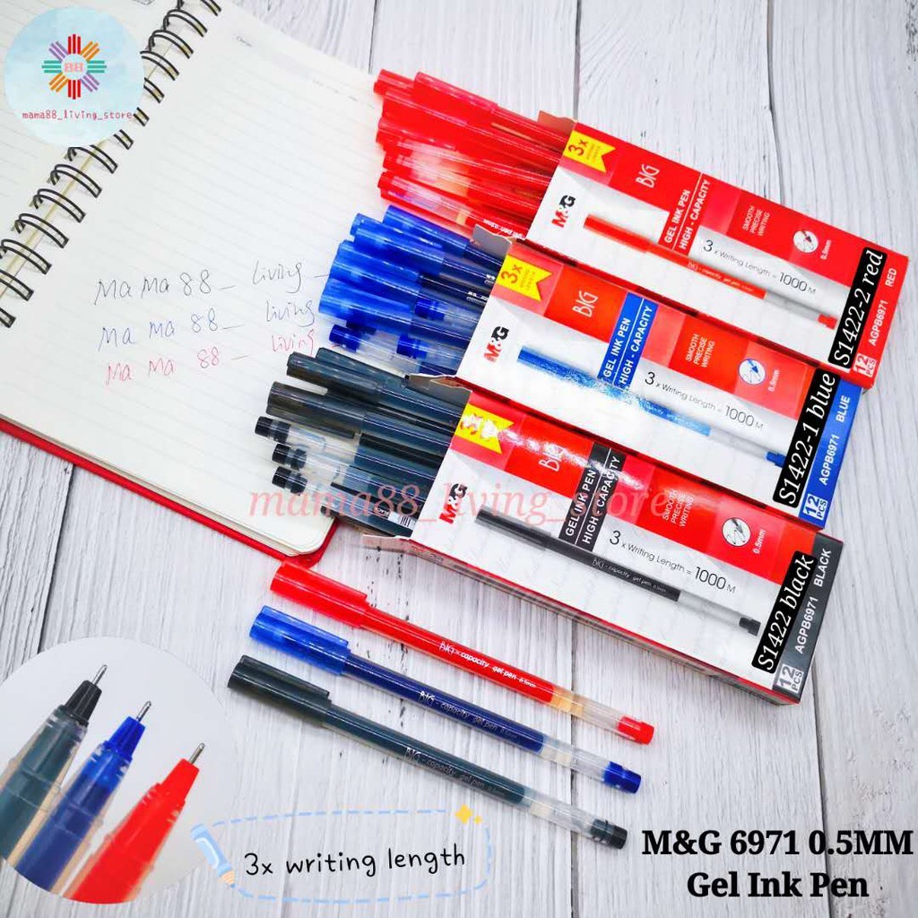 

Pulpen Gel M&G M&G Economic Jumbo Gel Pen 0.5mm AGPB6971 Original Bagus