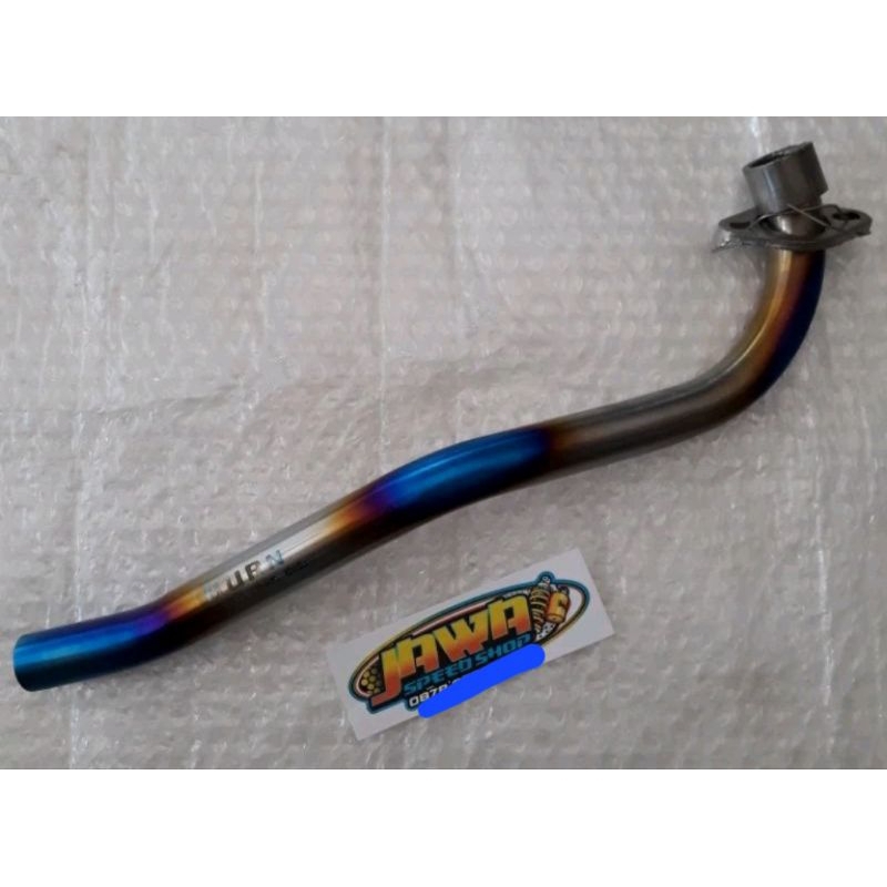 leheran knalpot titanium burn mufact thailand supra 125 karisma 125