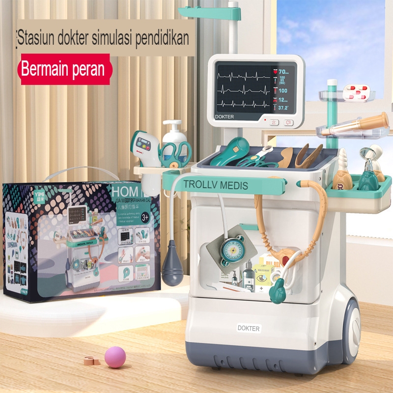 Mainan Dokter Dokteran Anak Laki Laki Perempuan Cewek Cowok Set Alat Rumah Sakit Lengkap Kedokteran