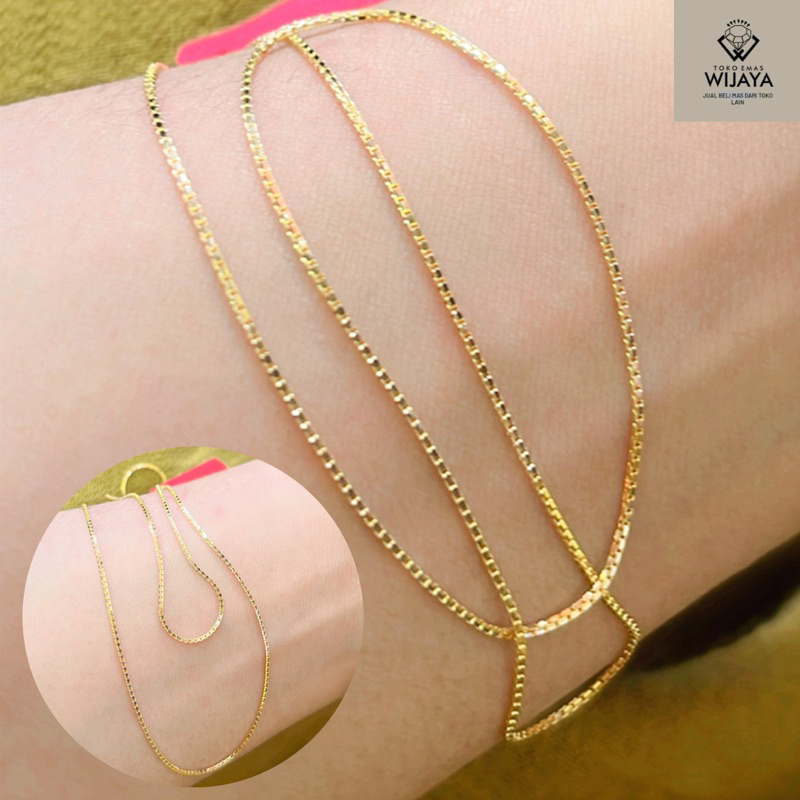 1.75 gram KALUNG ITALI EMAS 700 emas asli