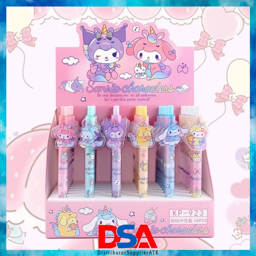 

PULPEN SANRIO UNICRON CUTE/PULPEN GEL 0,5 KARAKTER SANRIO/PULPEN SANRIO TERBARU