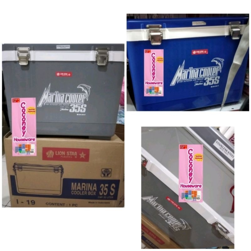 Termos Pendingin / Cooler Box / Termos Es Batu / Marina Cooler 35S Lion Star