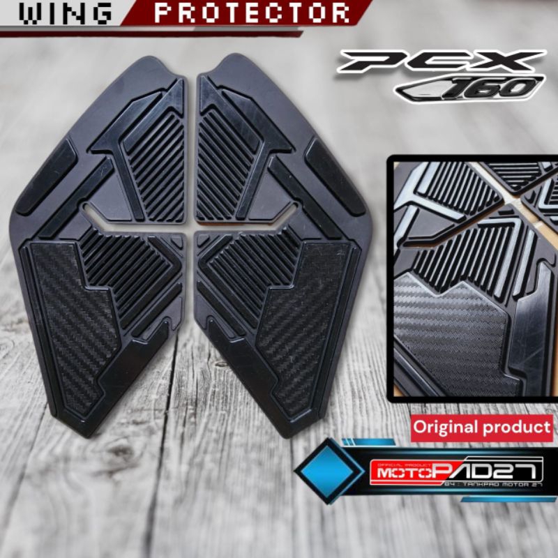 wingpad PCX 160 wingpad sayap HONDA PCX 160 tankpad sayap rubber