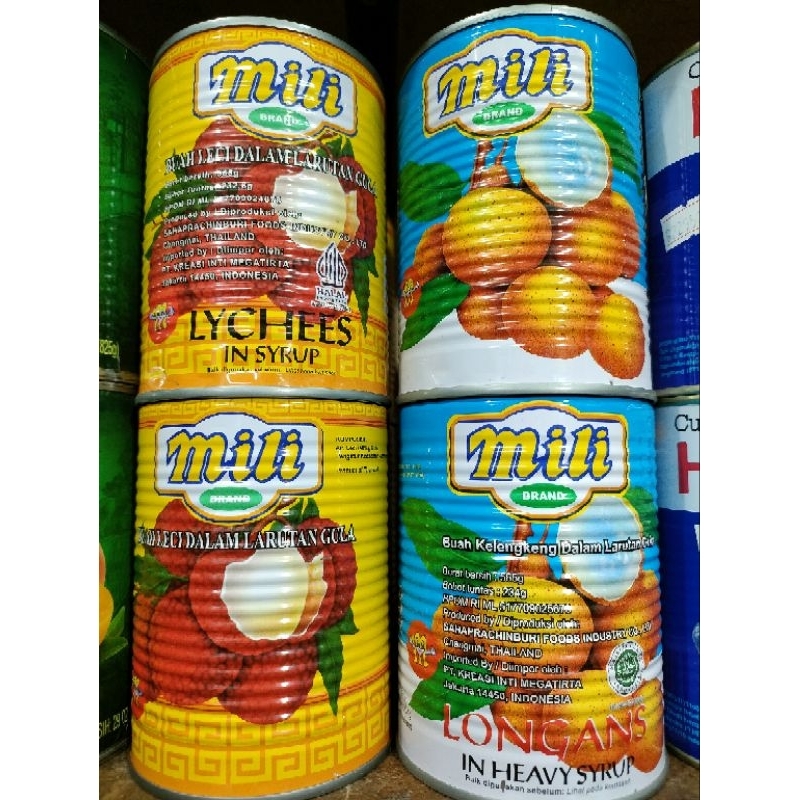 

MILI LECI/LONGAN BUAH KELENGKENG DALAM LARUTAN 565G READY