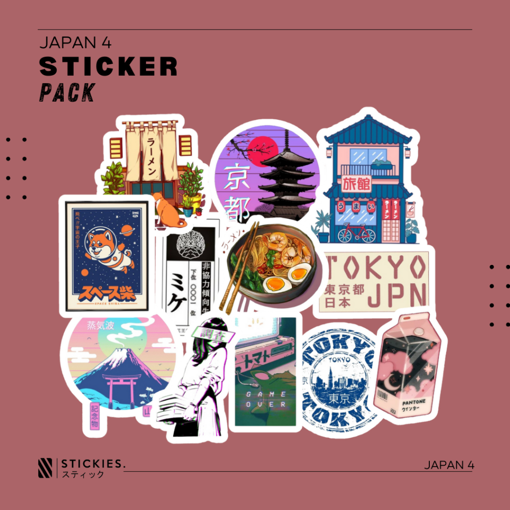 

Stiker/Sticker Pack "Japan 4" | high quality | vinyl | murah