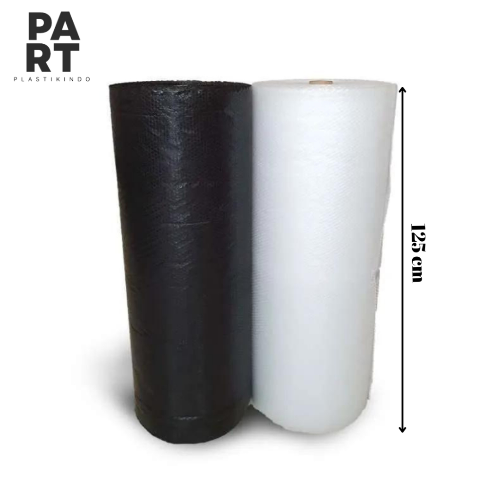 

Bubble Wrap Roll Hitam/Bening 125cm x 50m 3.0 kg Murah dan Kualitas terbaik Bekasi Cikarang