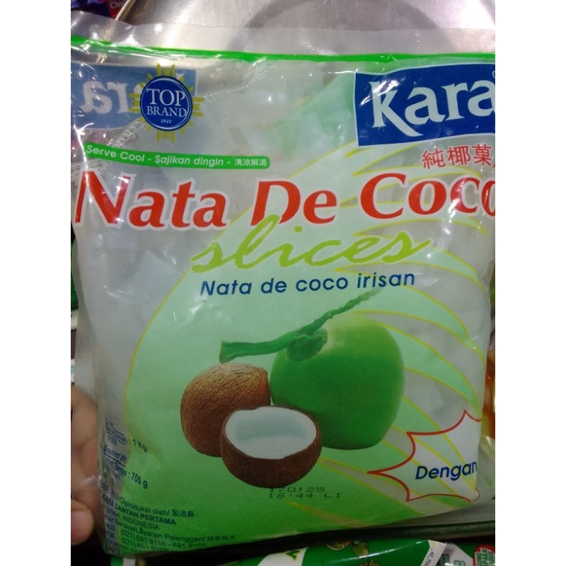 

Nata de coco motif slice kemasan 1kg