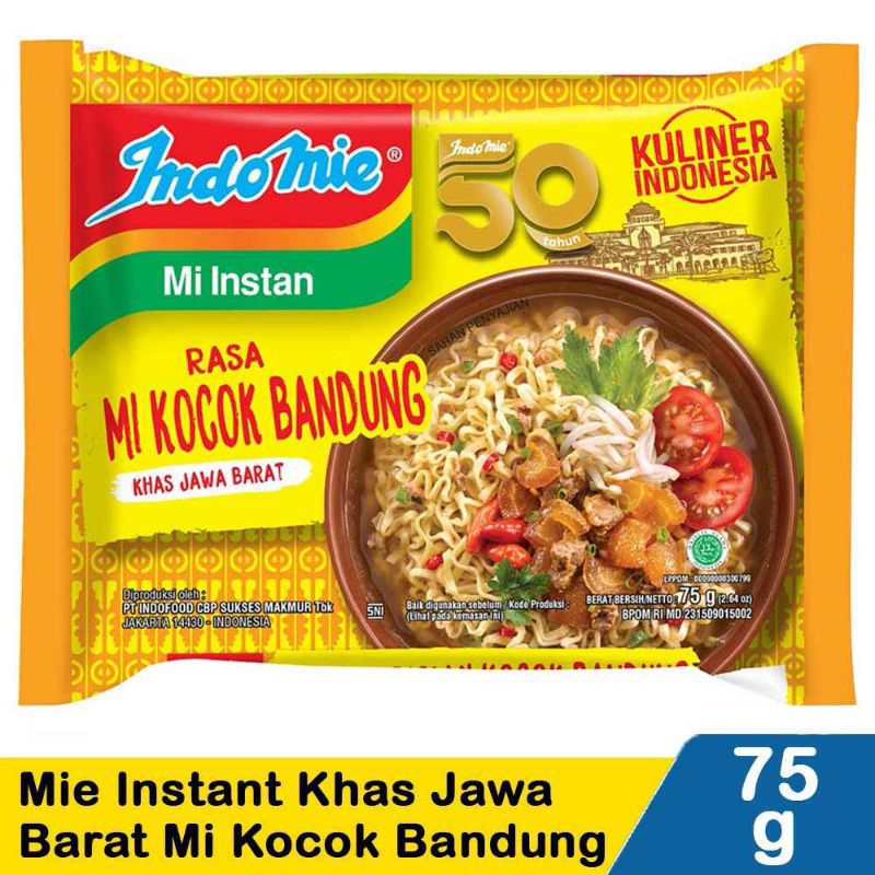 

Indomie Mie Instant Khas Jabar Mi Kocok Bandung 75G
