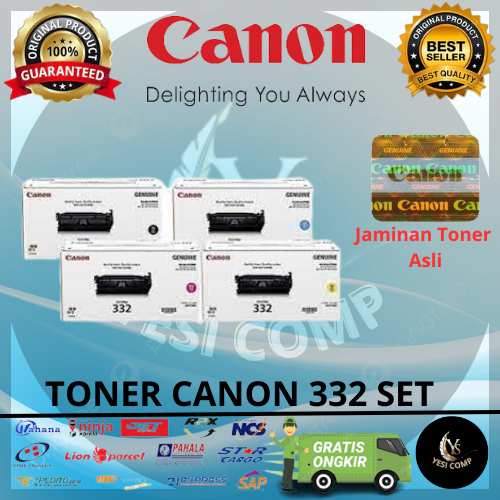 TONER CANON 332 1SET ( B Y C M ) CANON EP332 ( EP-332 ) ORIGINAL