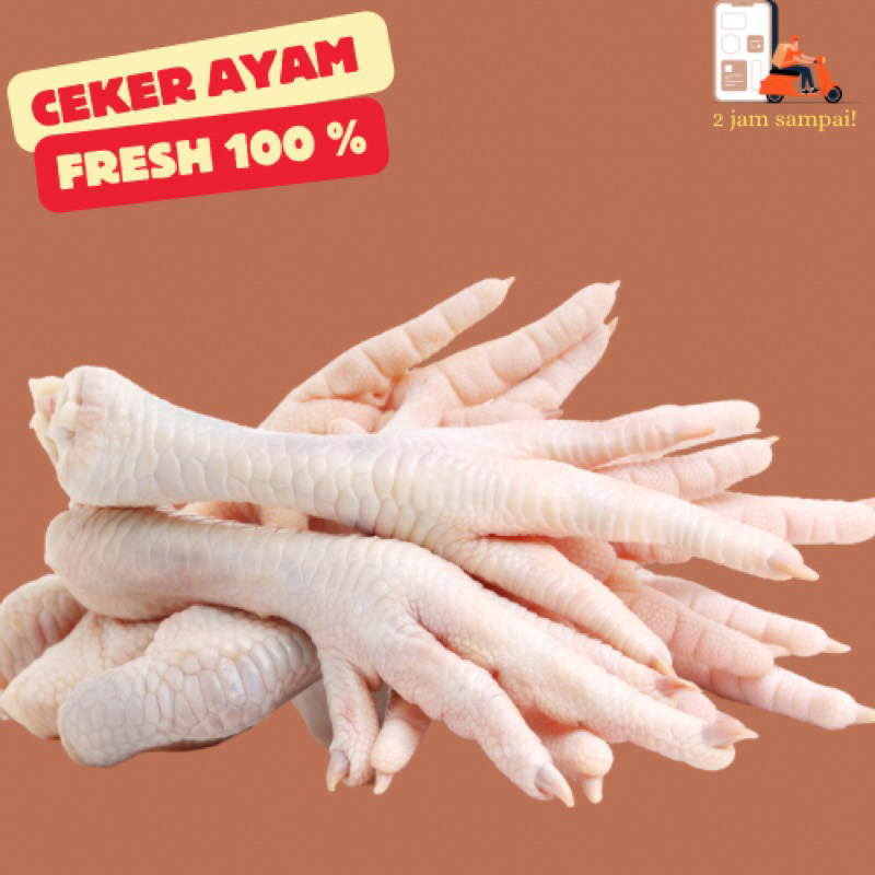 

Ceker Ayam Fresh 250 Gram KIRIM INSTAN BANDUNG