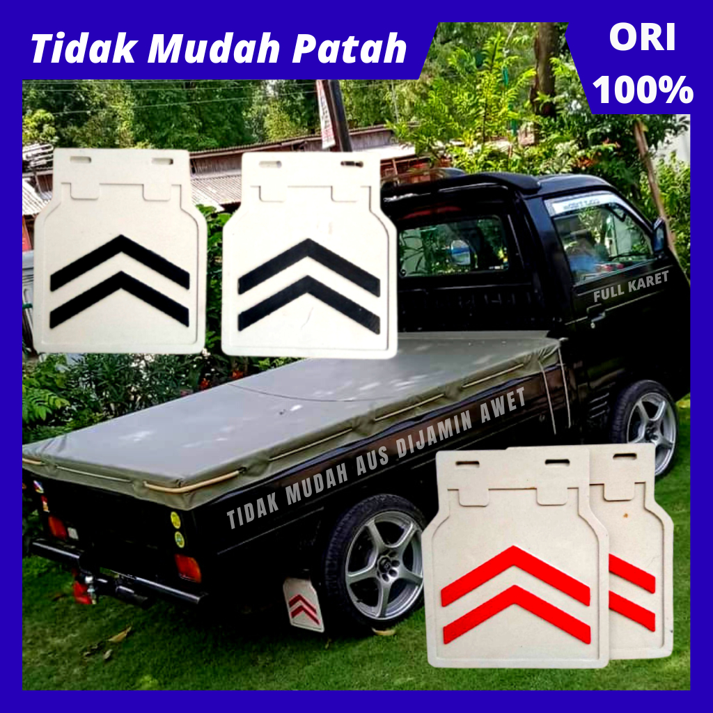 Cecepet mobil pick up L300 Hiace belakang / Karet lumpur mobil pick up / Karpet lumpur mobil pick up