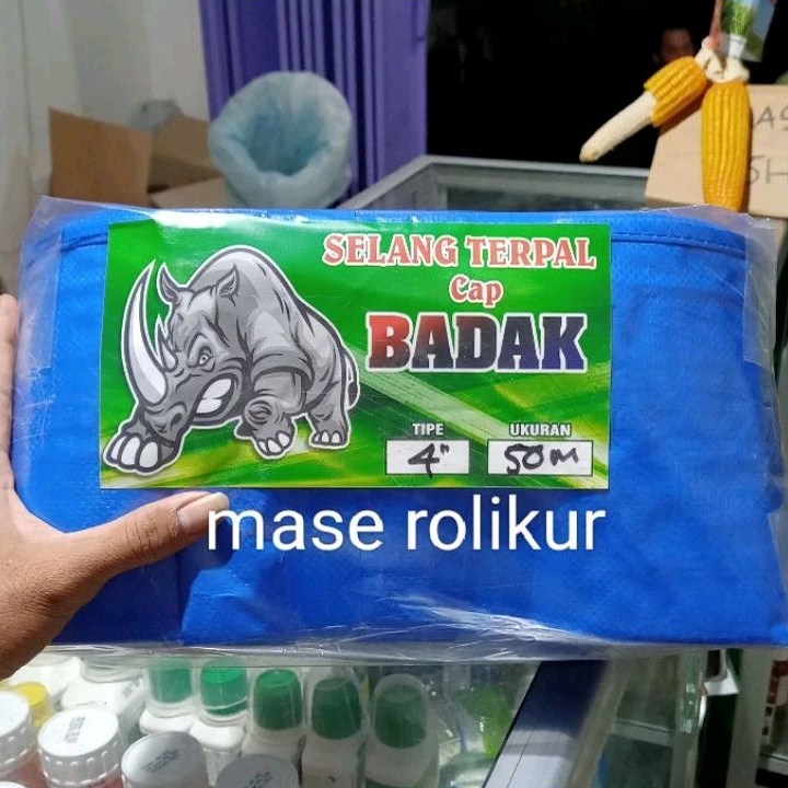 Selang Terpal uk variasi 3 dim 4 dim panjang 50 meter, selang irigasi selang pengairan