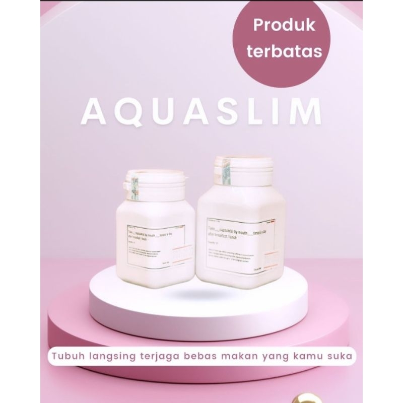 Slimmingpil AQUA SLIM BY DR.SING Pelangsing paling ampuh