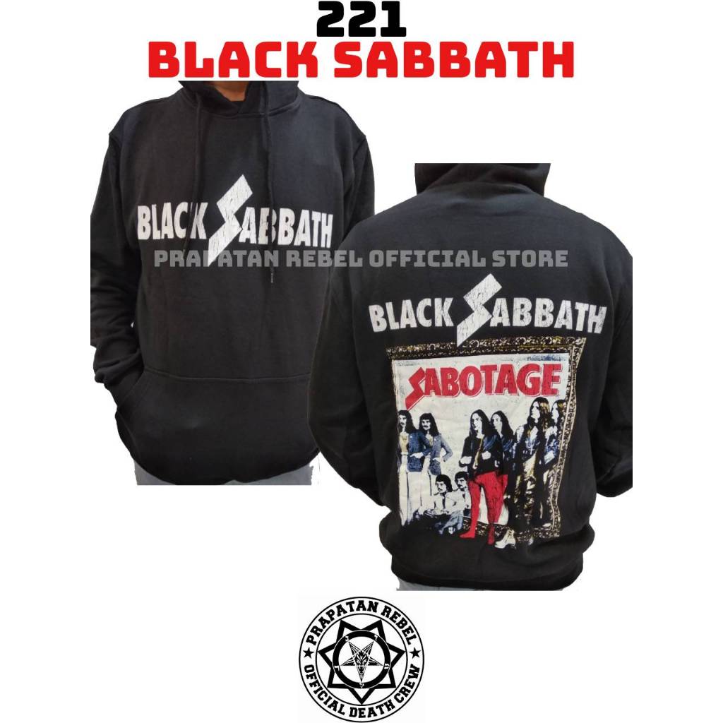 Sweater Hoodie BLACK SABBATH Pullover Musik Rock Punk Metal PRAPATAN REBEL (221)