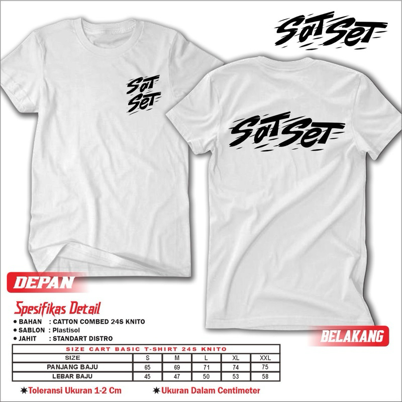 KAOS GANJAR SAT SET - KAOS GANJAR KEREN - KAOS PRIA - KAOS CAPRES GANJAR