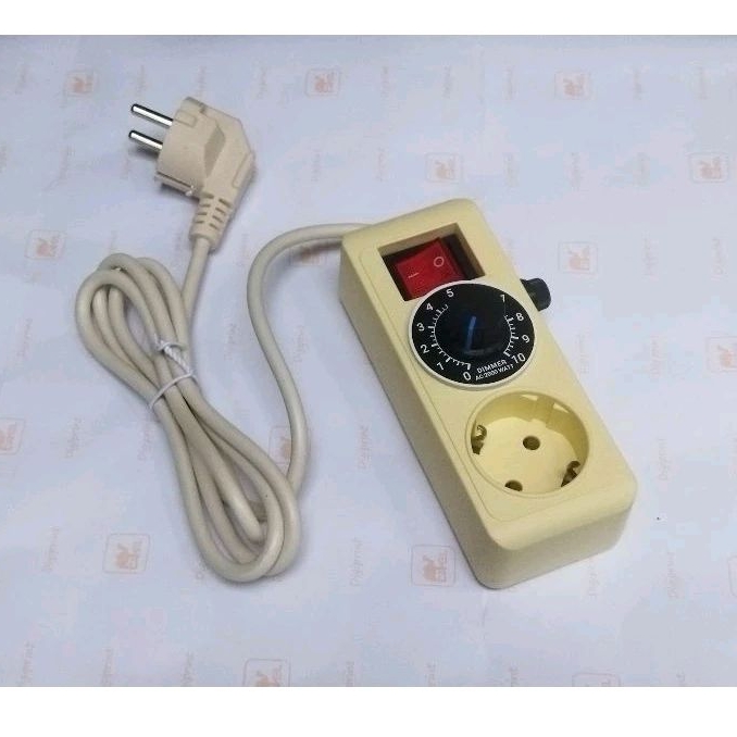 Dimmer 2000W Stop Kontak Dimer 1 lubang
