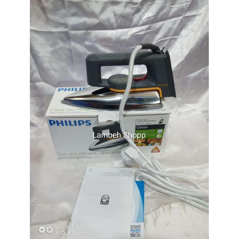 Setrika classic merk philips HD 1172 Batam