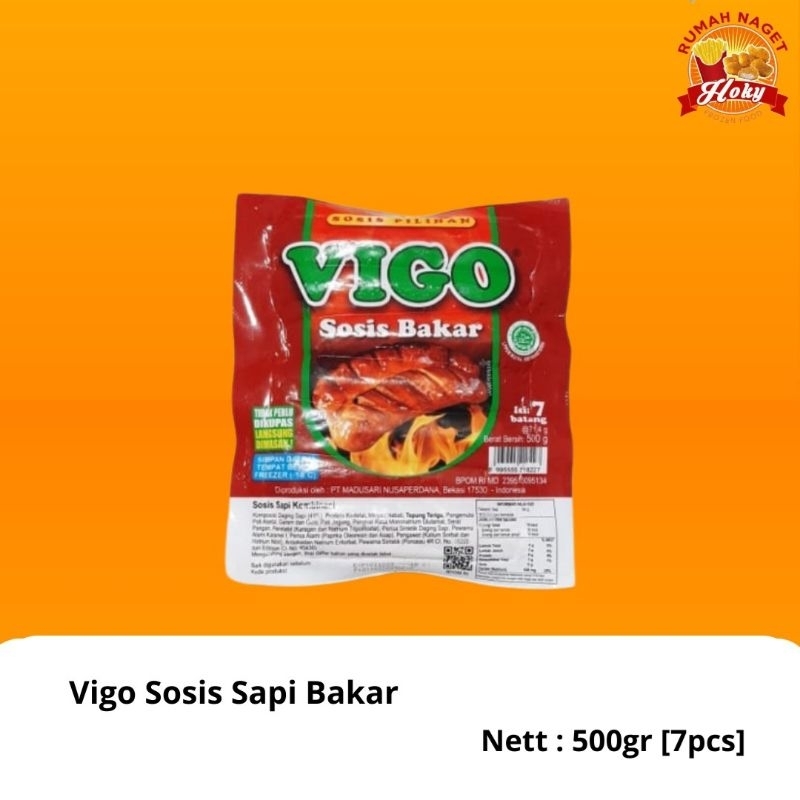 

Vigo Sosis Bakar Sapi 500 gr isi 7 pcs
