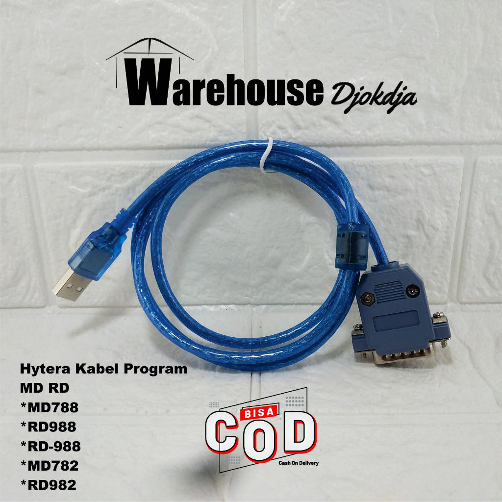 Kabel programming Data Radio Komunikasi Rig Hytera MD dan Rd Series. Md-788g Md-788 Dll