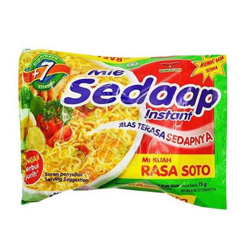 

MIE SEDAAP SOTO 75 G