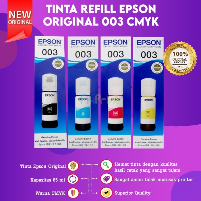 Epson Tinta Cartridge T00V 003 for L3110. L1110, L3150, L5190