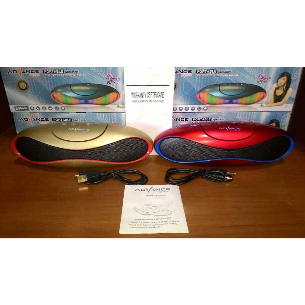 Speaker Advance ES040L Speaker Portable Bluetooth Advance ES 040 L