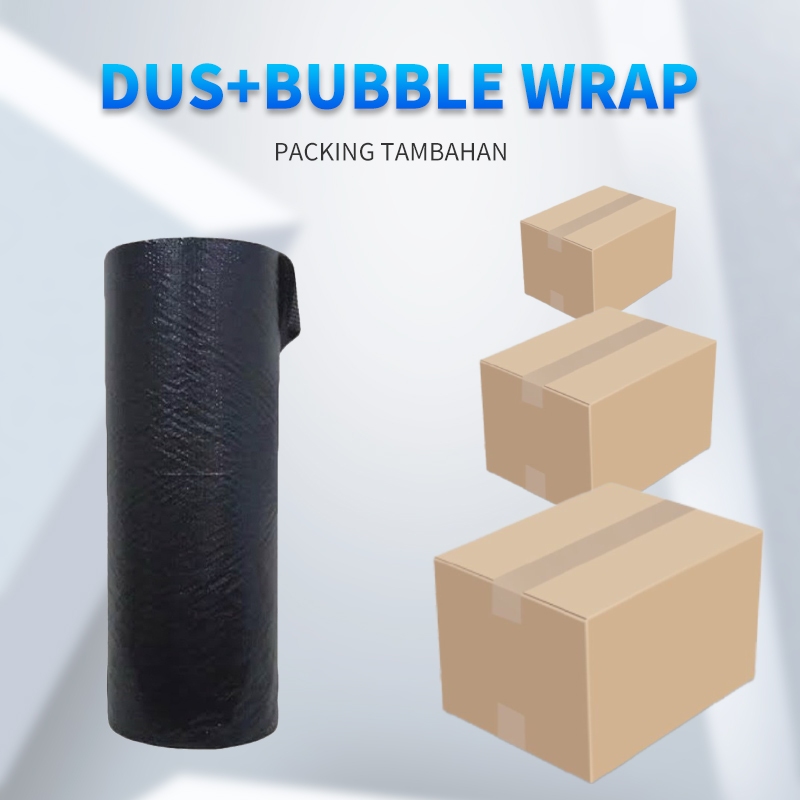 

extra bubble film + kardus wrap packing