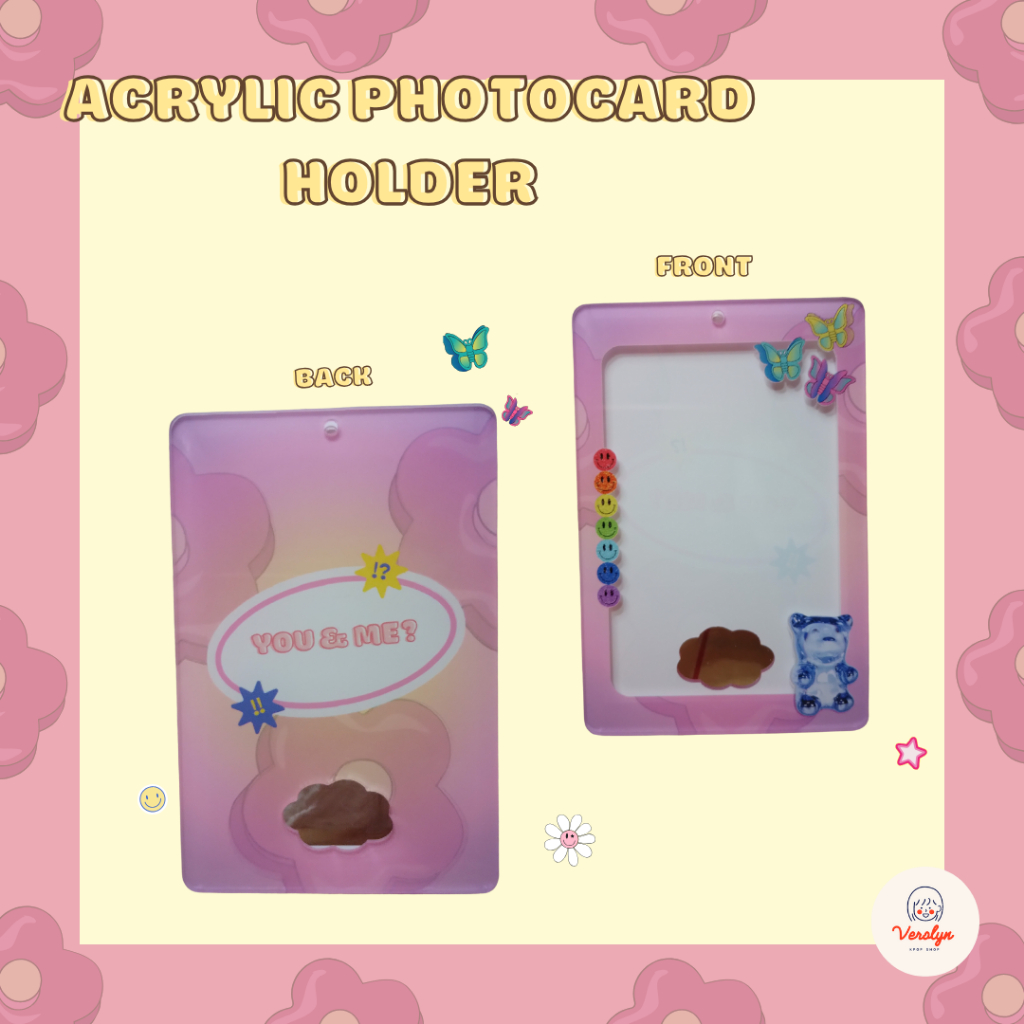 Acrylic Photocard Holder Kpop.