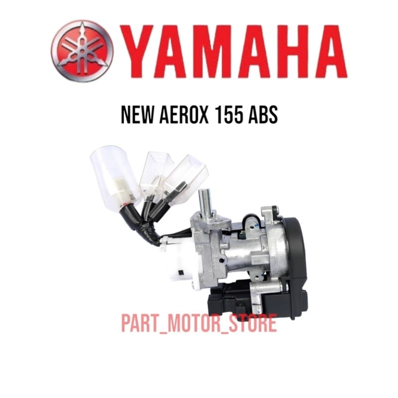 KUNCI KOTAK NEW AEROX 155 CONNECTED ABS KEYLESS REMOTE KEY SET ASSY AEROX 155 2022 ORIGINAL ASLI YAM