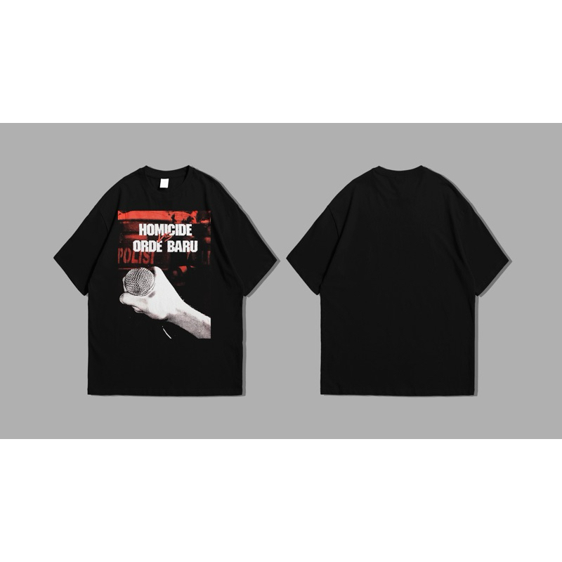 Homicide vs Orde Baru Tshirt - Hitam / Official Merchandise