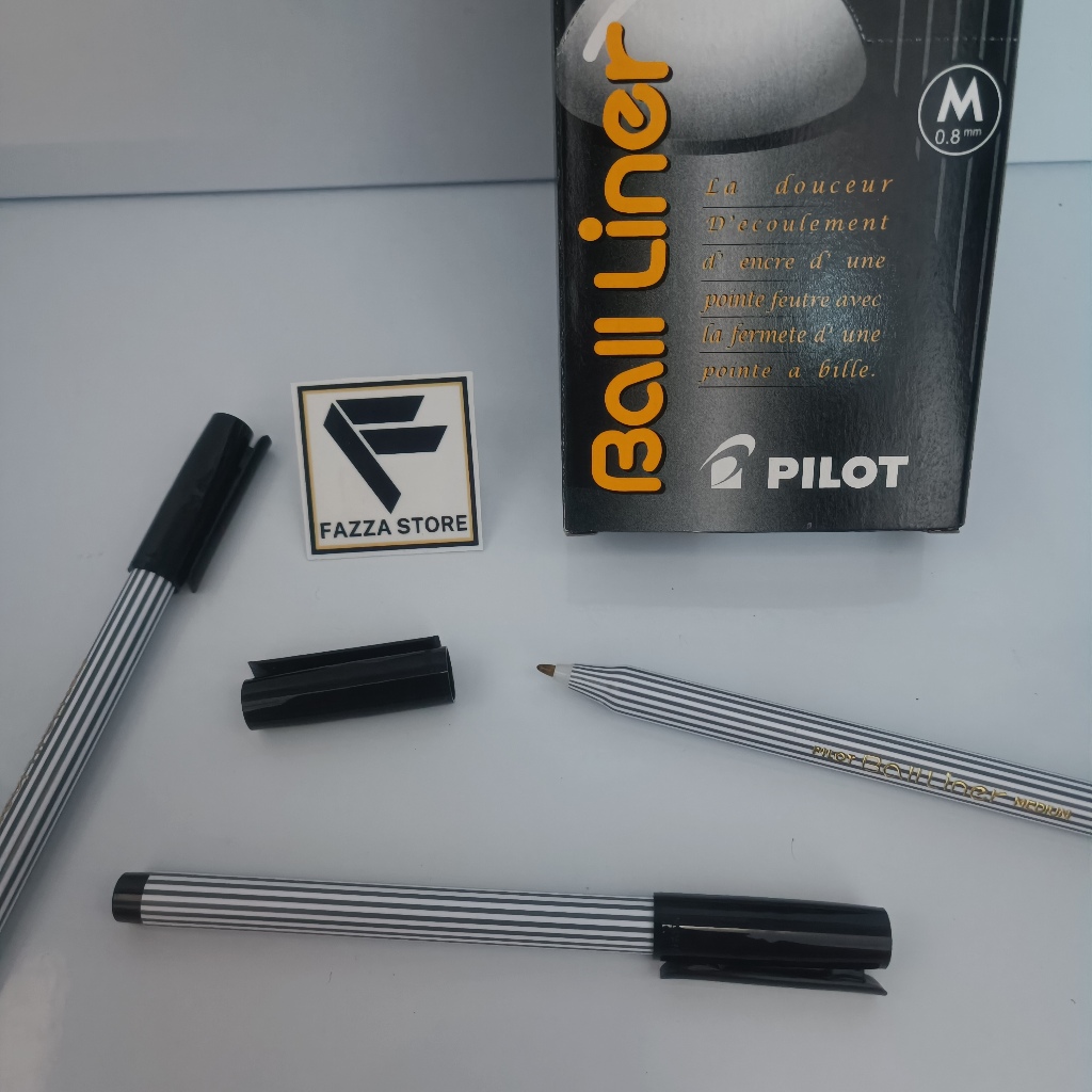 

Pilot Pulpen Ball Liner Medium 08 mm - Hitam Origianal