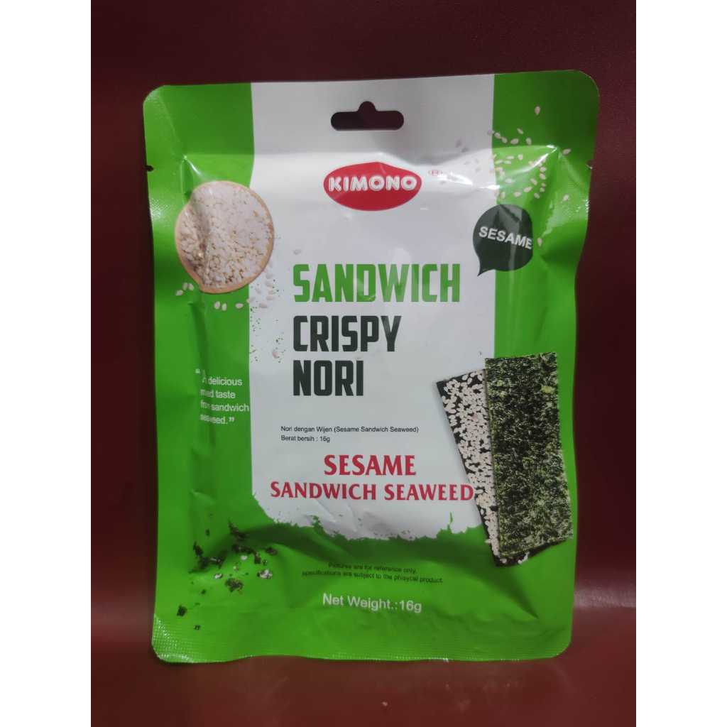 

Kimono Sandwich Crispy Nori 16gr - Makanan Ringan