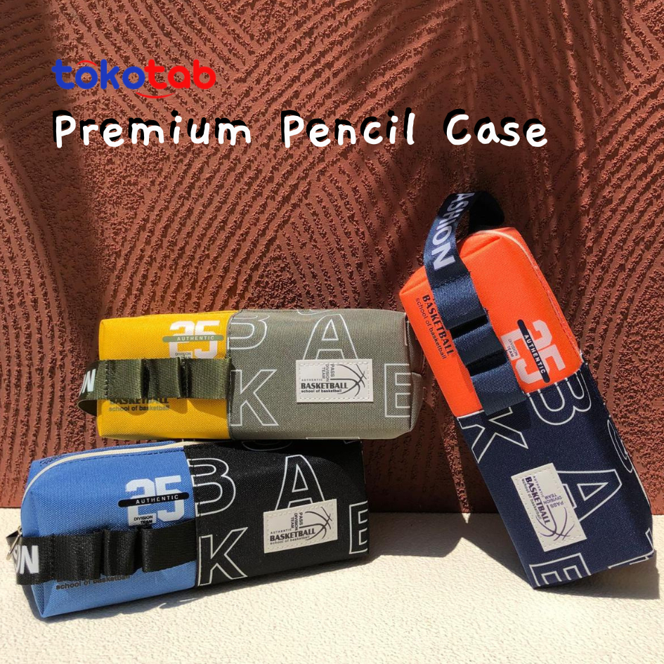 

Tokotab - Tempat Pensil Large Pouch Bag Pencase Minimalist Pencil Case Aesthetic Storage Stationery Bag Case