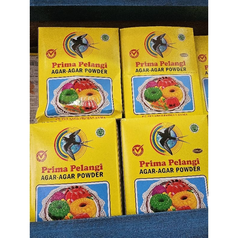 

Prima pelangi agar agar powder 5g