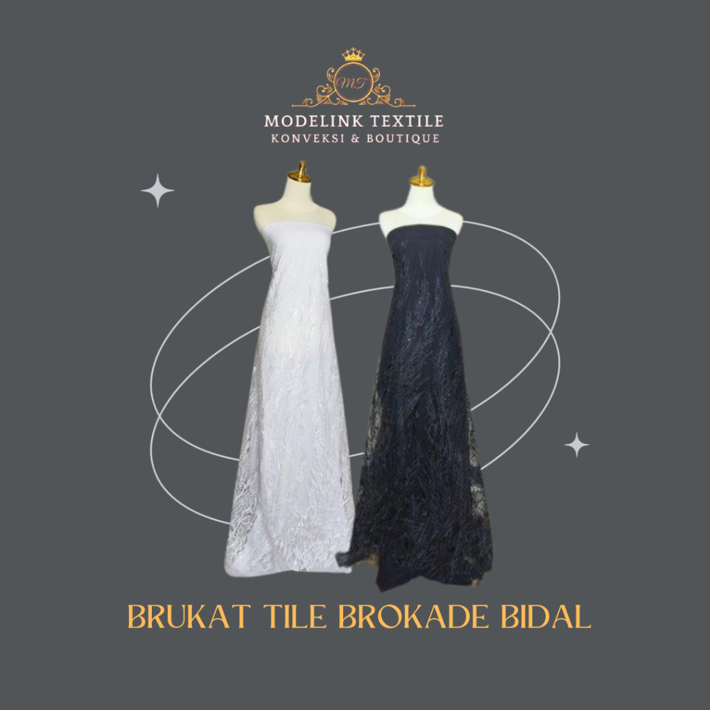 BRUKAT TILE BROKADE BIDAL MODELINK TEXTILE