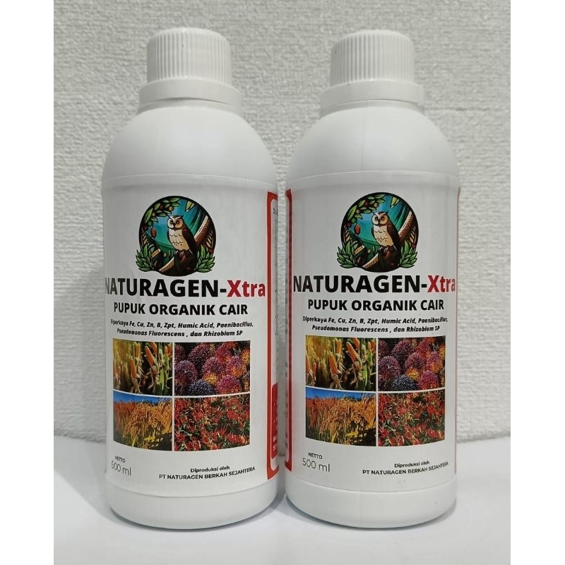 2 BOTOL Pupuk Organik NATURAGEN XTRA( Pupuk Cair)