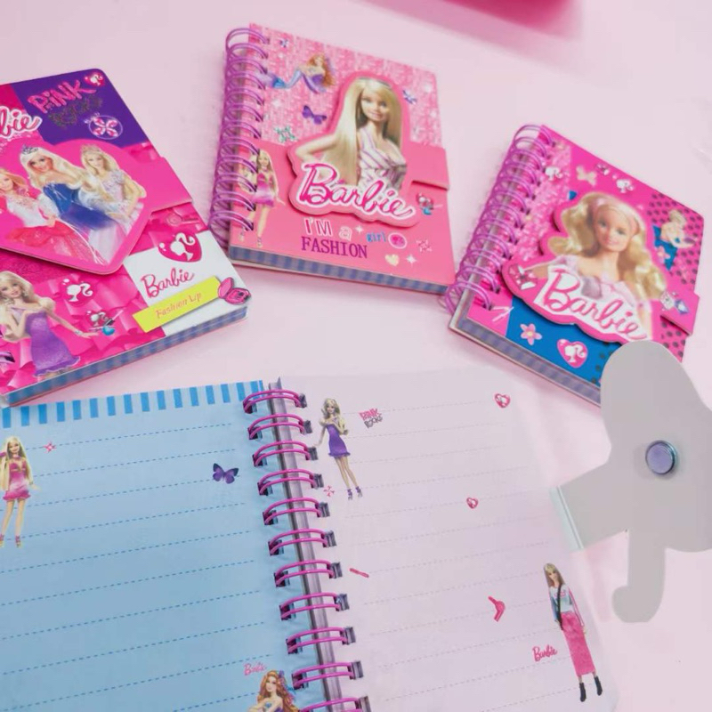 

Buku Tulis Kecil Ring magent Barbie Notepad Ring Magnet Buku Ring Magnet Memo Ring Barbie