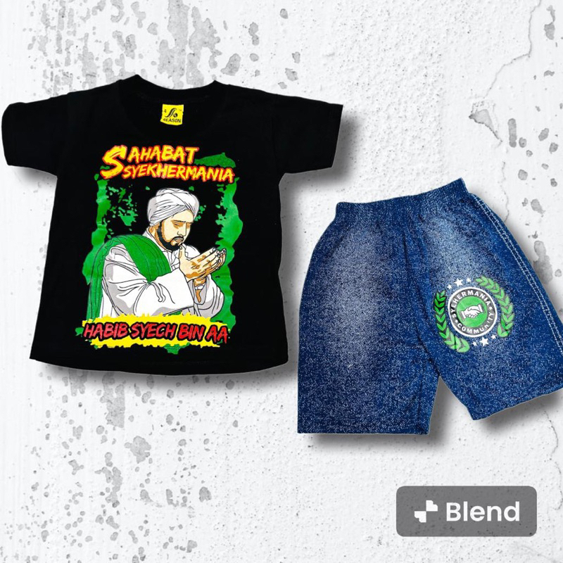 SETELAN KAOS SYEKHERMANIA ANAK HABIB SYECH PECINTA SHOLAWAT